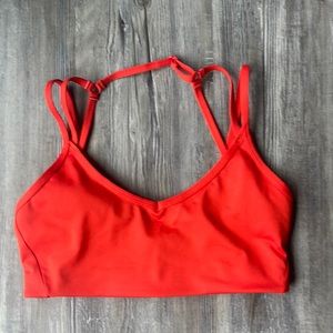 Jo+Jax Strappy Orange Sports Bra
